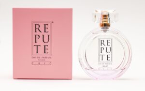 Flacon de parfum femme élégant, sélection Opale